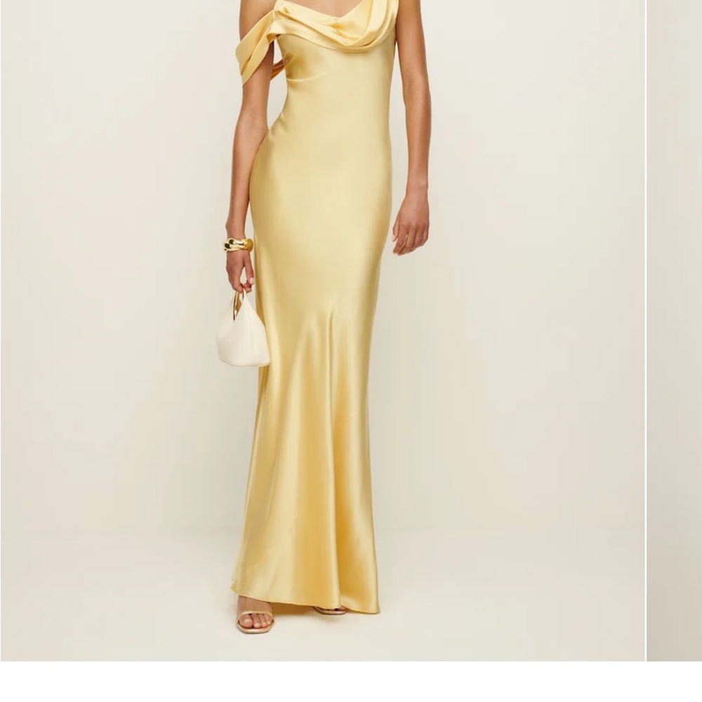 Reformation Ronda Silk Dress
